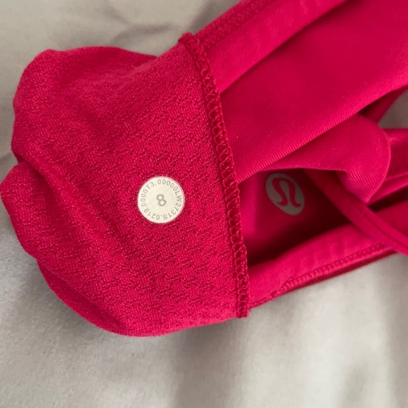 Hot Pink lululemon Sports Bra - Picture 4 of 4